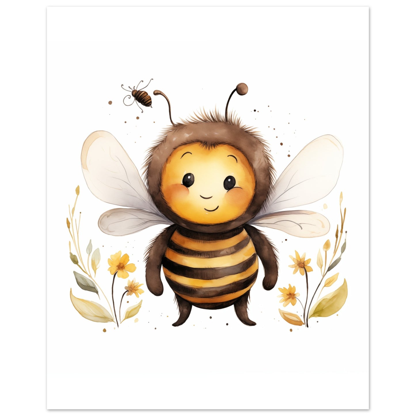Biene "Benny" Poster 20x25 cm - Pixara