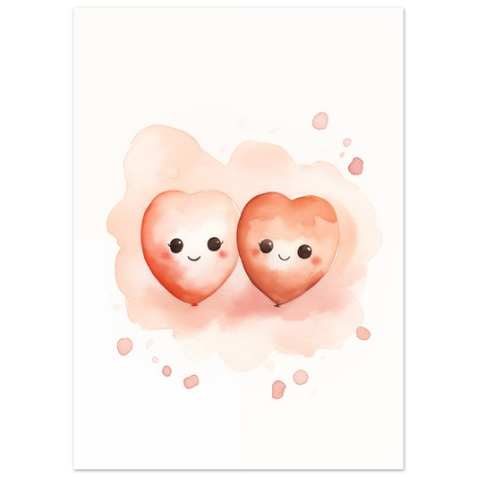 Luna und Leo's Liebe 50x70 cm - Pixara