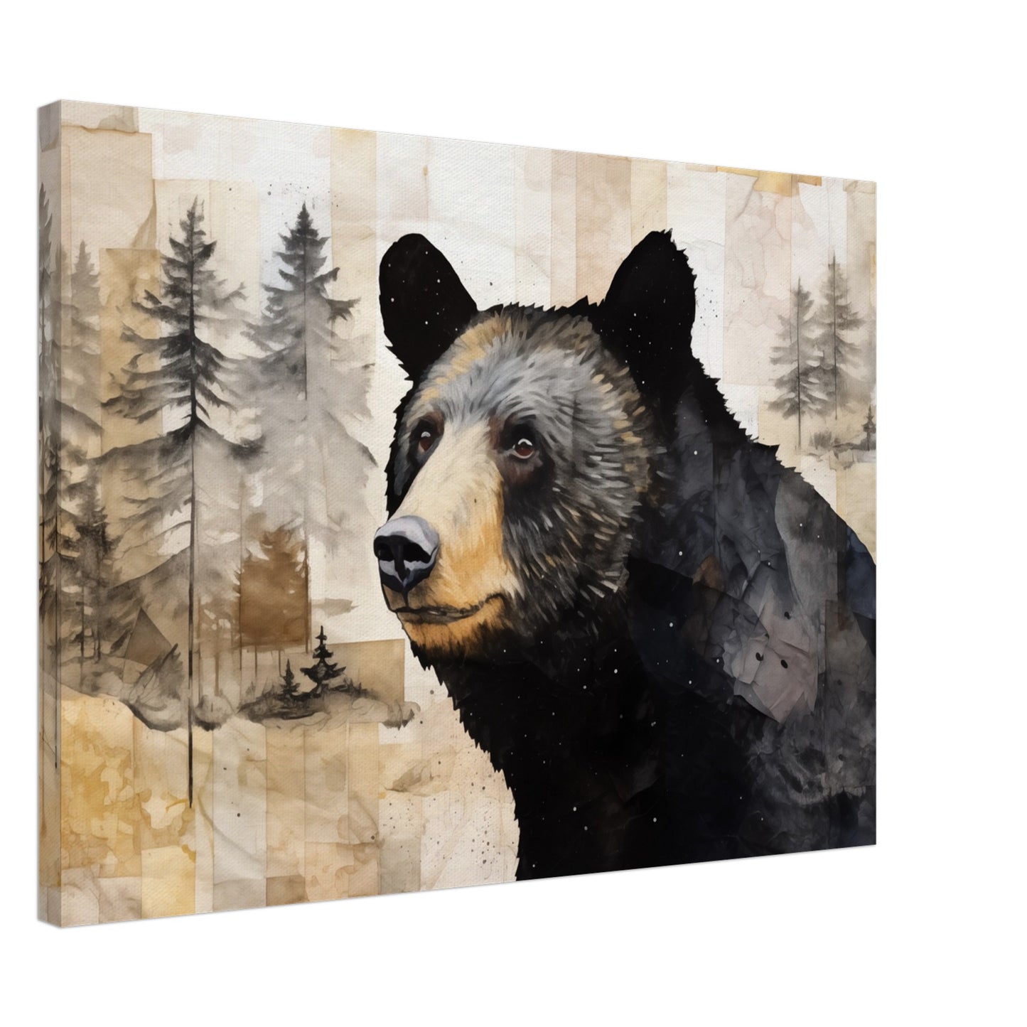 Wächter des Waldes Leinwand 50x70 cm - Pixara