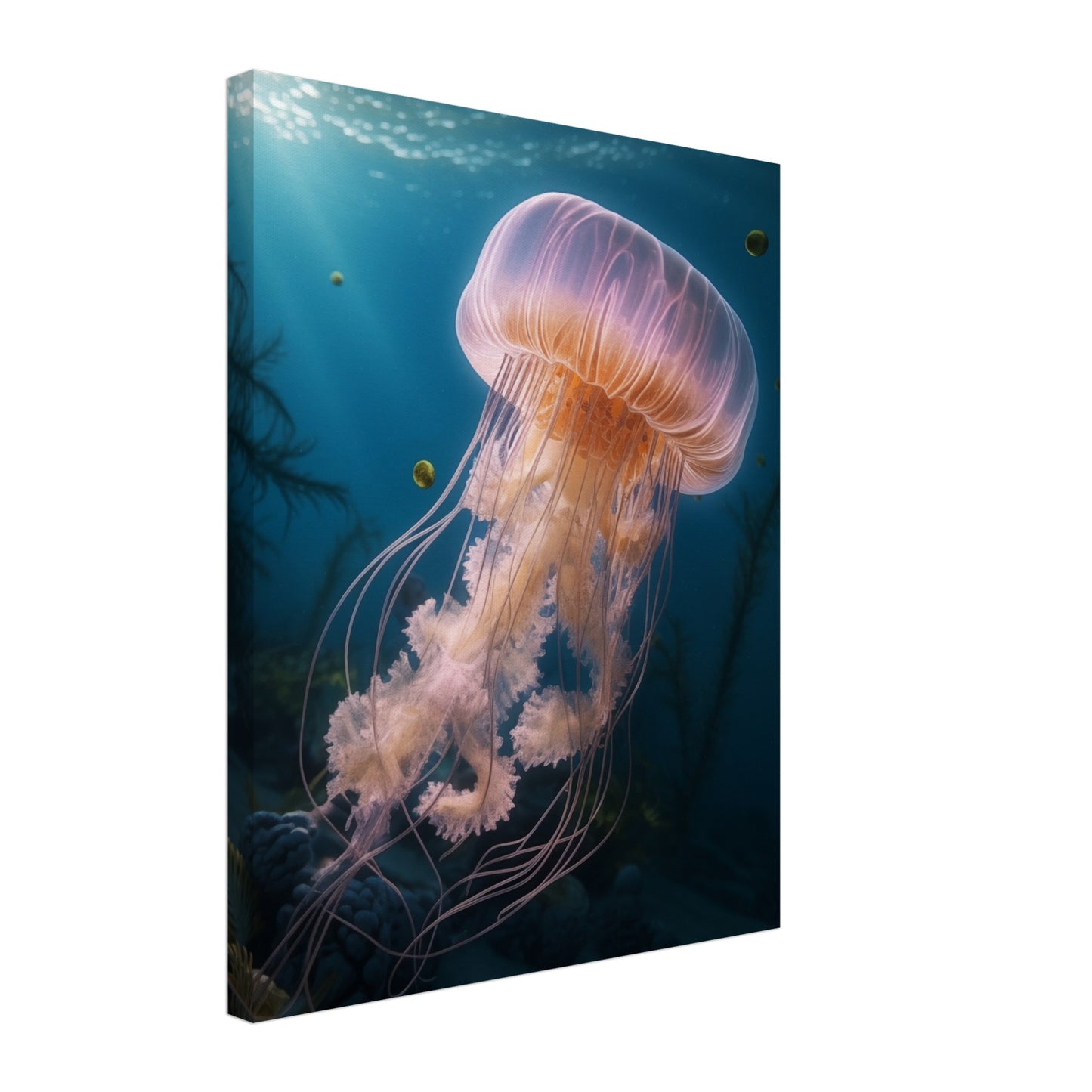 Tanz der Tiefsee Leinwand 40x50 cm - Pixara