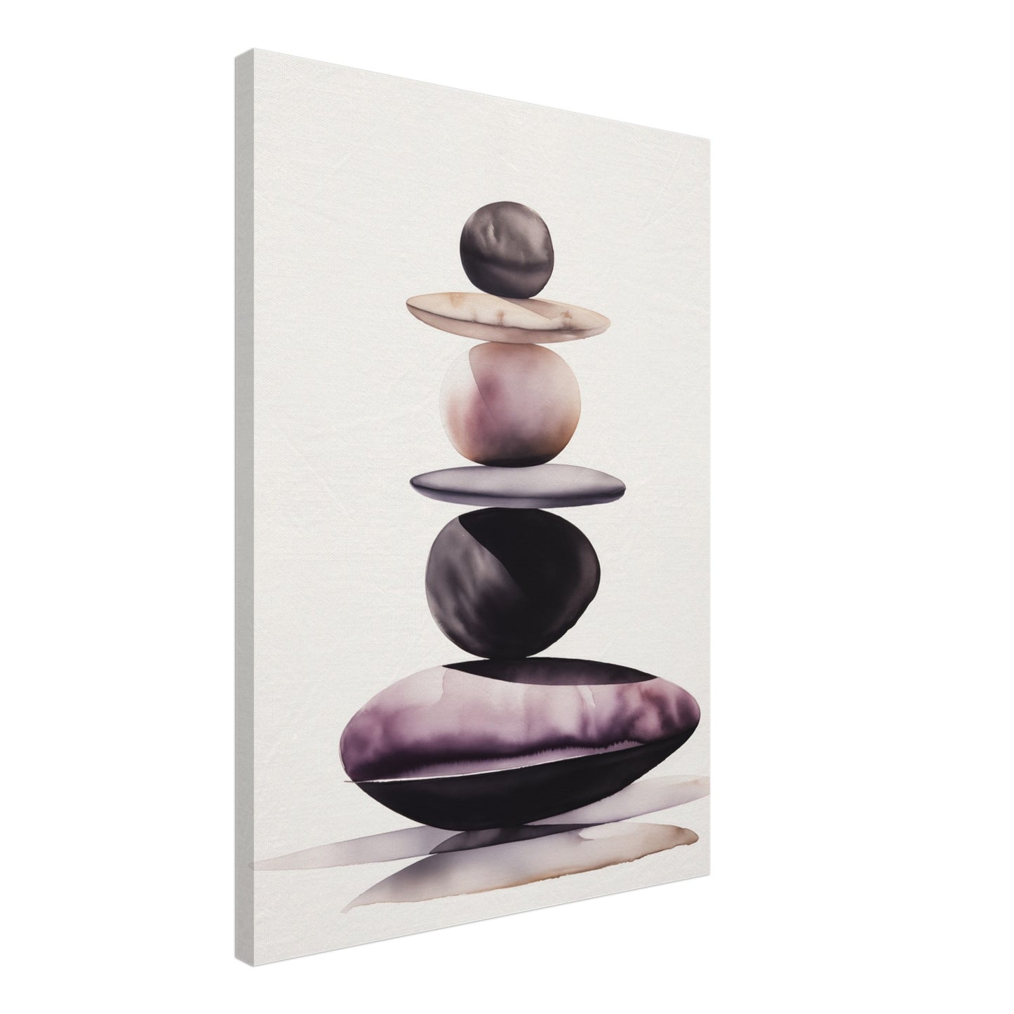 Balance der Formen Leinwand 50x70 cm - Pixara