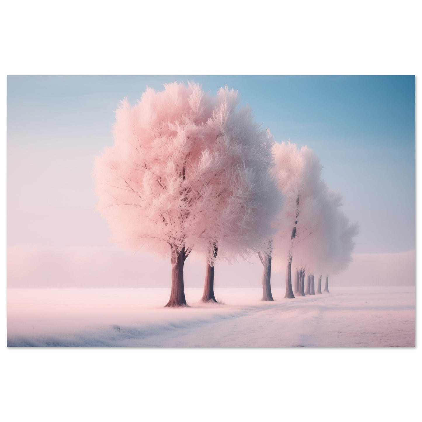 Winterbäume 60x90 cm - Pixara