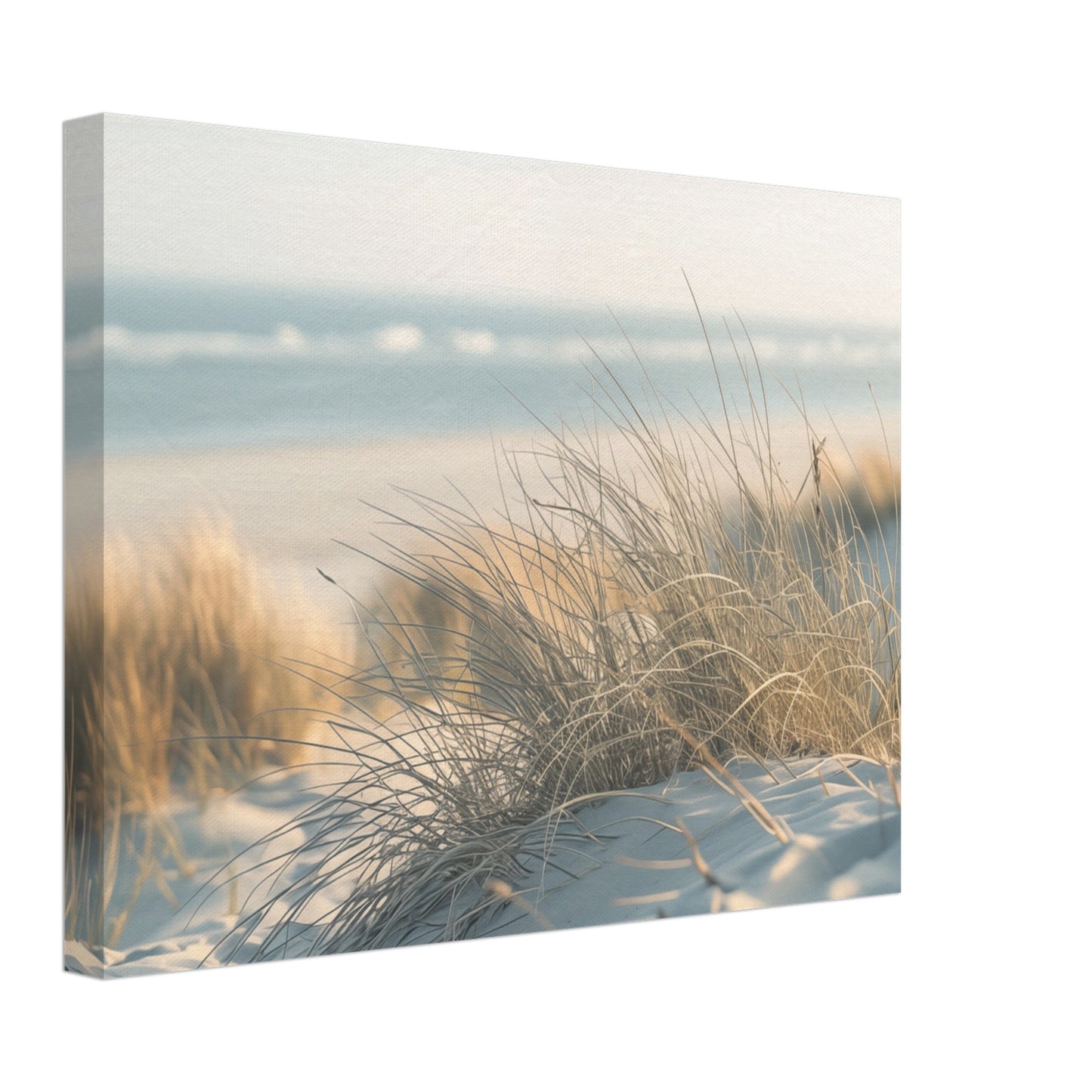 Sand und Schilf Leinwand 30x40 cm - Pixara