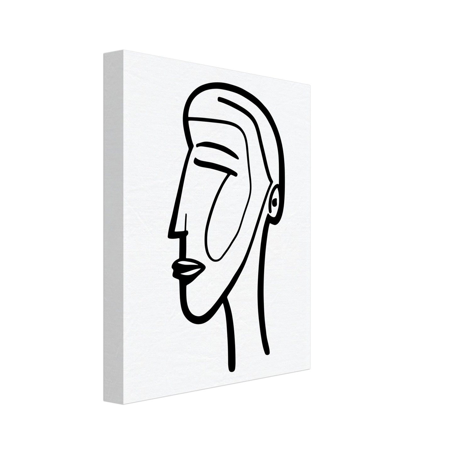 Essenz des Profils Leinwand 20x25 cm - Pixara