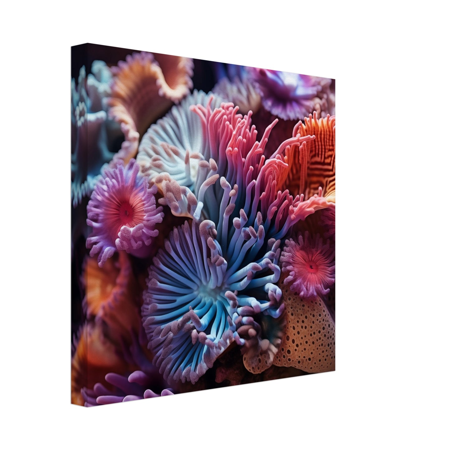 Ozean Oase Leinwand 30x30 cm - Pixara