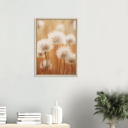 Cotton Calm | Gerahmte Leinwand - Pixara