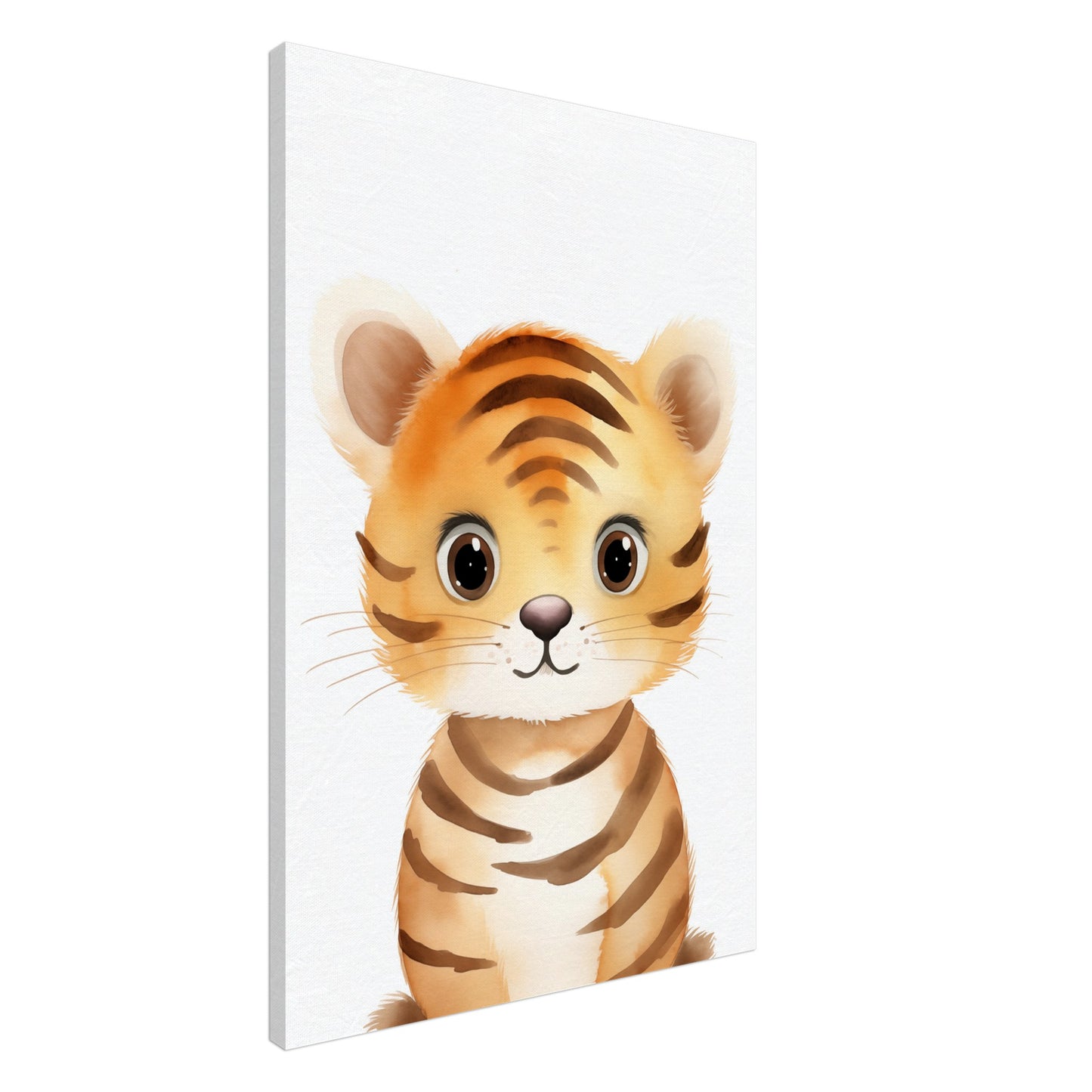 "Tiko", der kleine Tiger Leinwand 60x90 cm - Pixara
