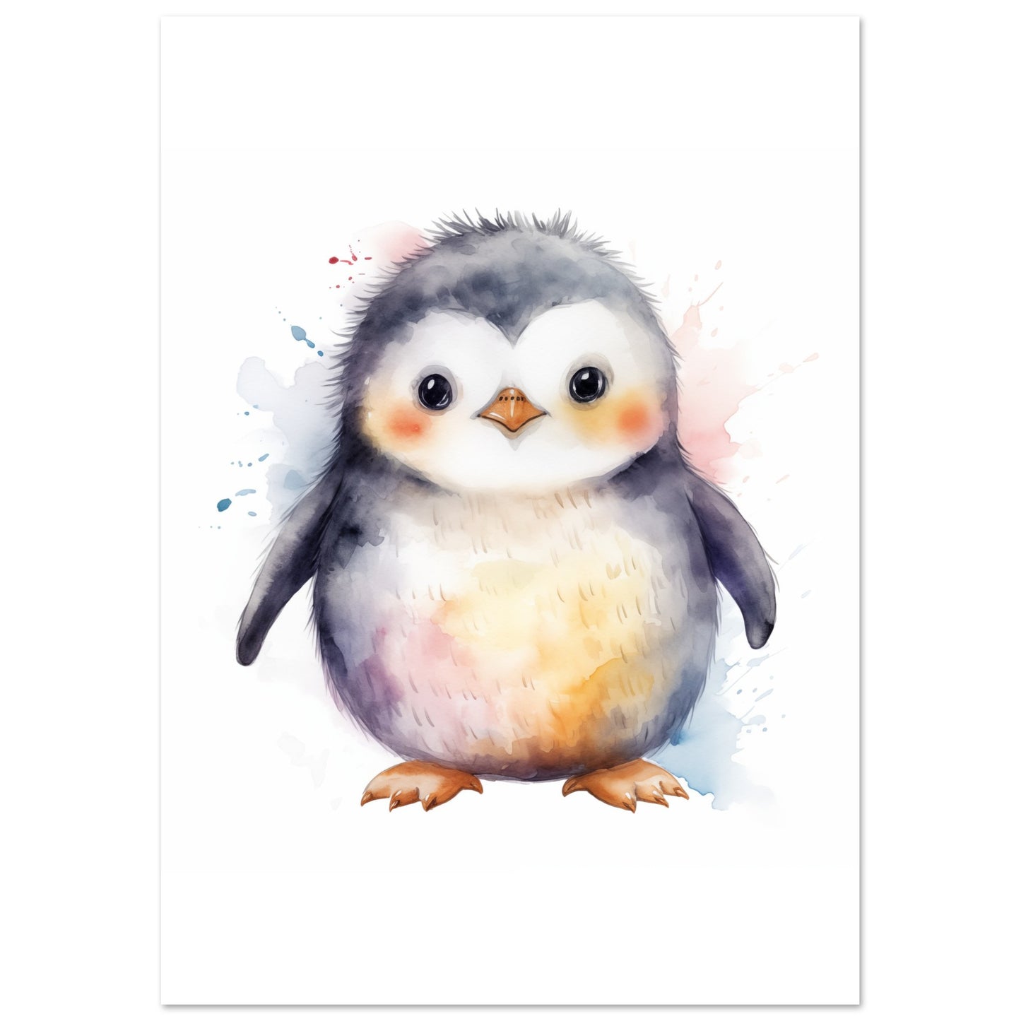 Pinguin "Pippa" Poster A4 21x29.7 cm - Pixara