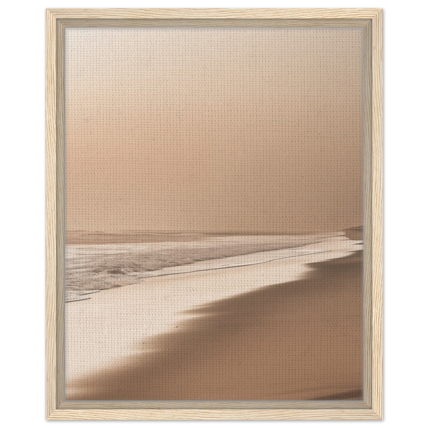 Tranquil Waves | Gerahmte Leinwand Holzrahmen 40x50 cm - Pixara