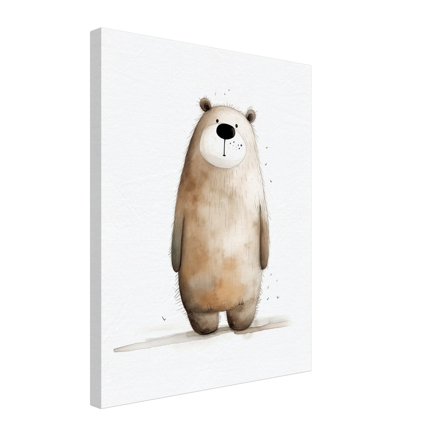 Bär "Oscar" Leinwand 40x50 cm - Pixara