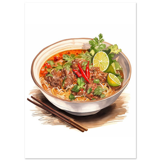 Thailändische Nudelsuppe - Pixara