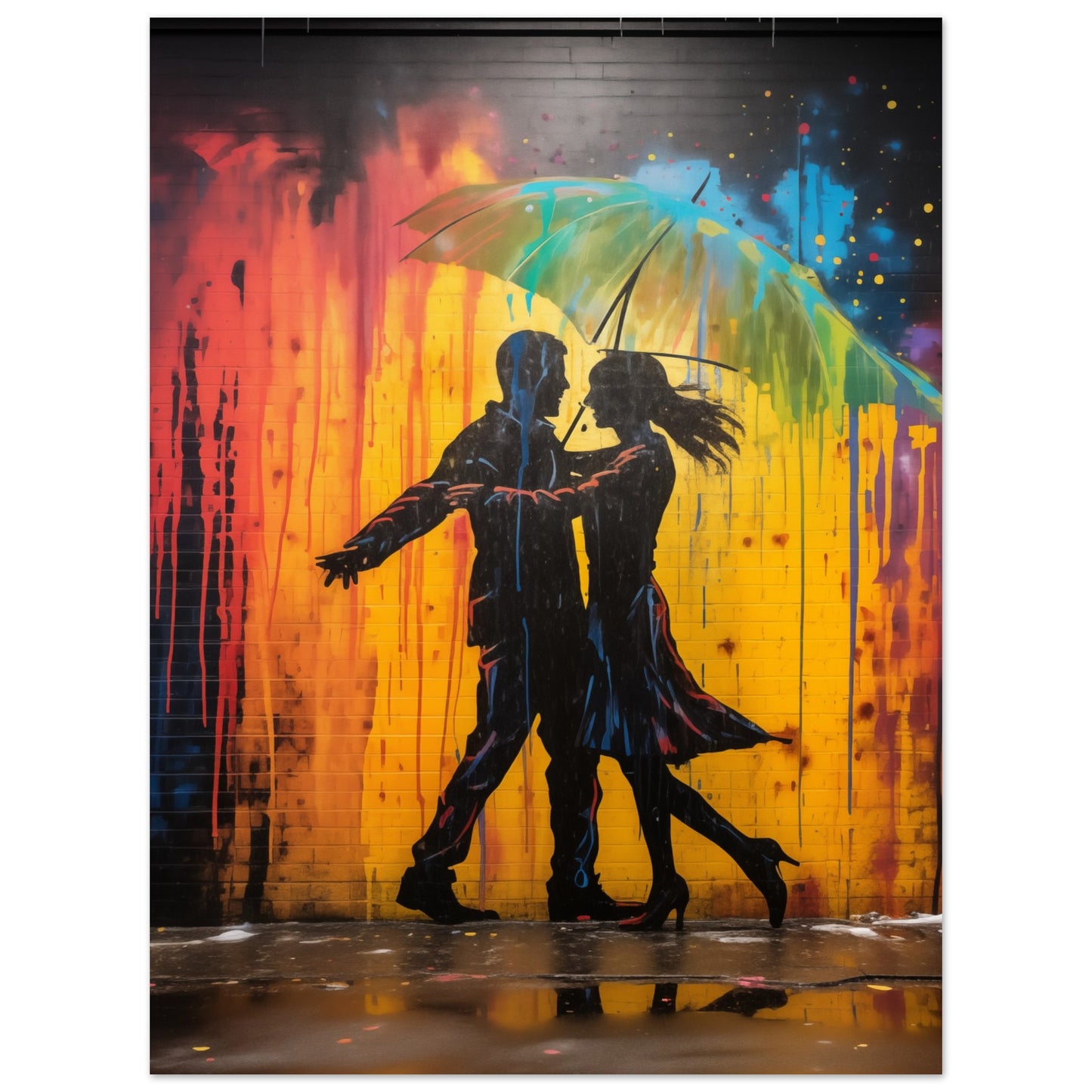 Rhytmus der Farben Poster 30x40 cm - Pixara