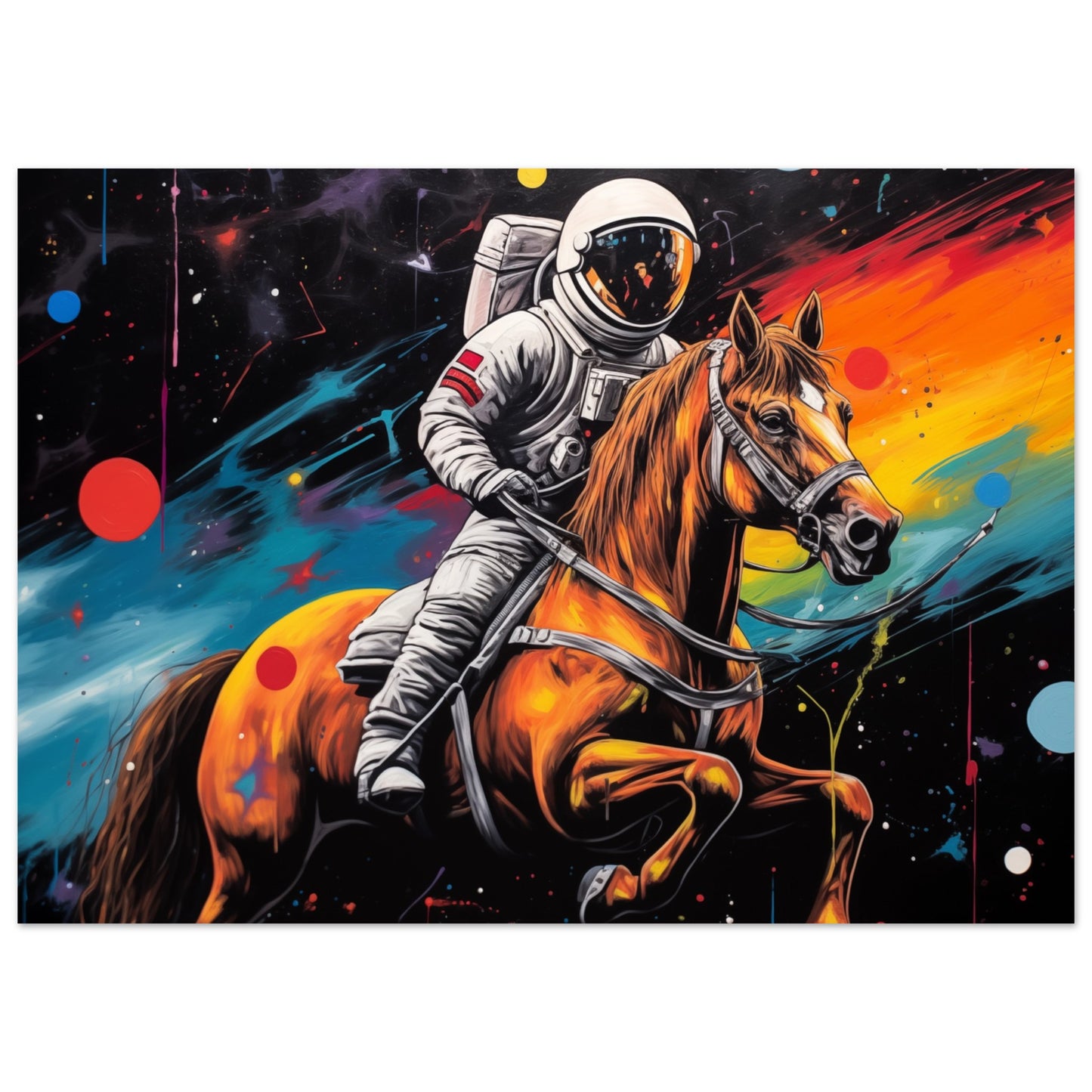 Astraler Reiter 50x70 cm - Pixara