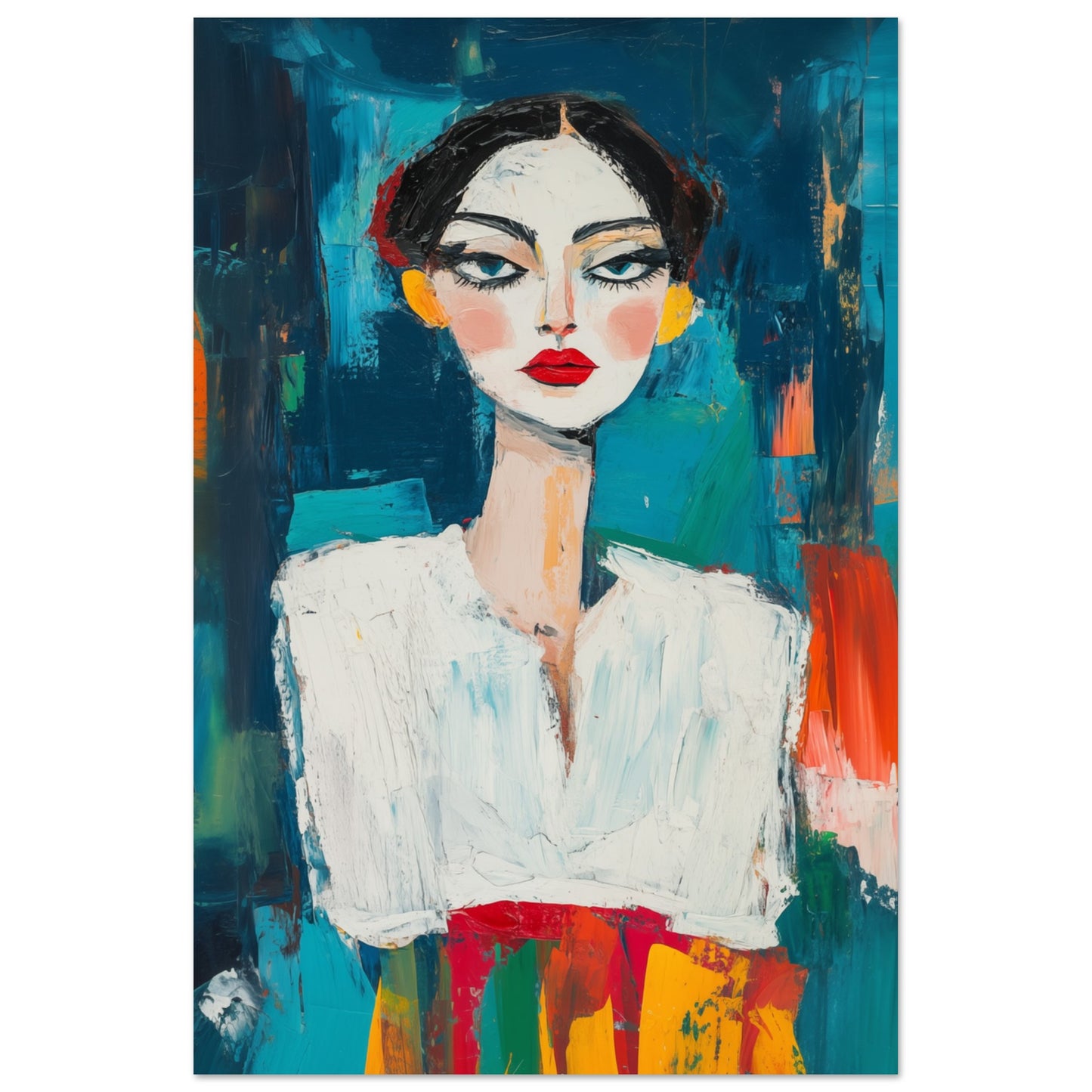Ausdrucksstarke Eleganz Poster 60x90 cm - Pixara