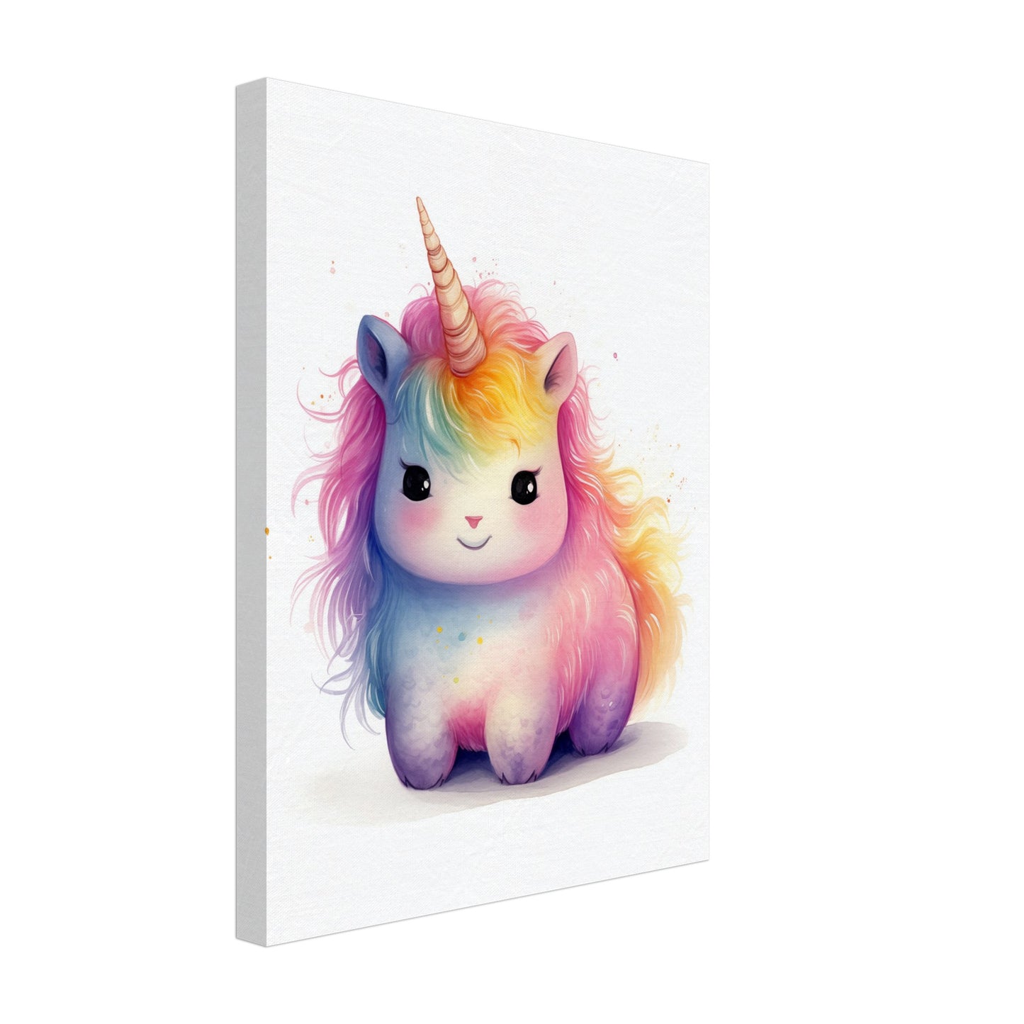 Einhorn "Luna" Leinwand 30x40 cm - Pixara