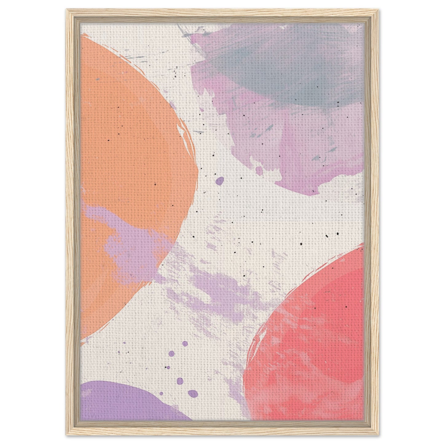 Pastell Traum | Gerahmte Leinwand Holzrahmen 50x70 cm - Pixara