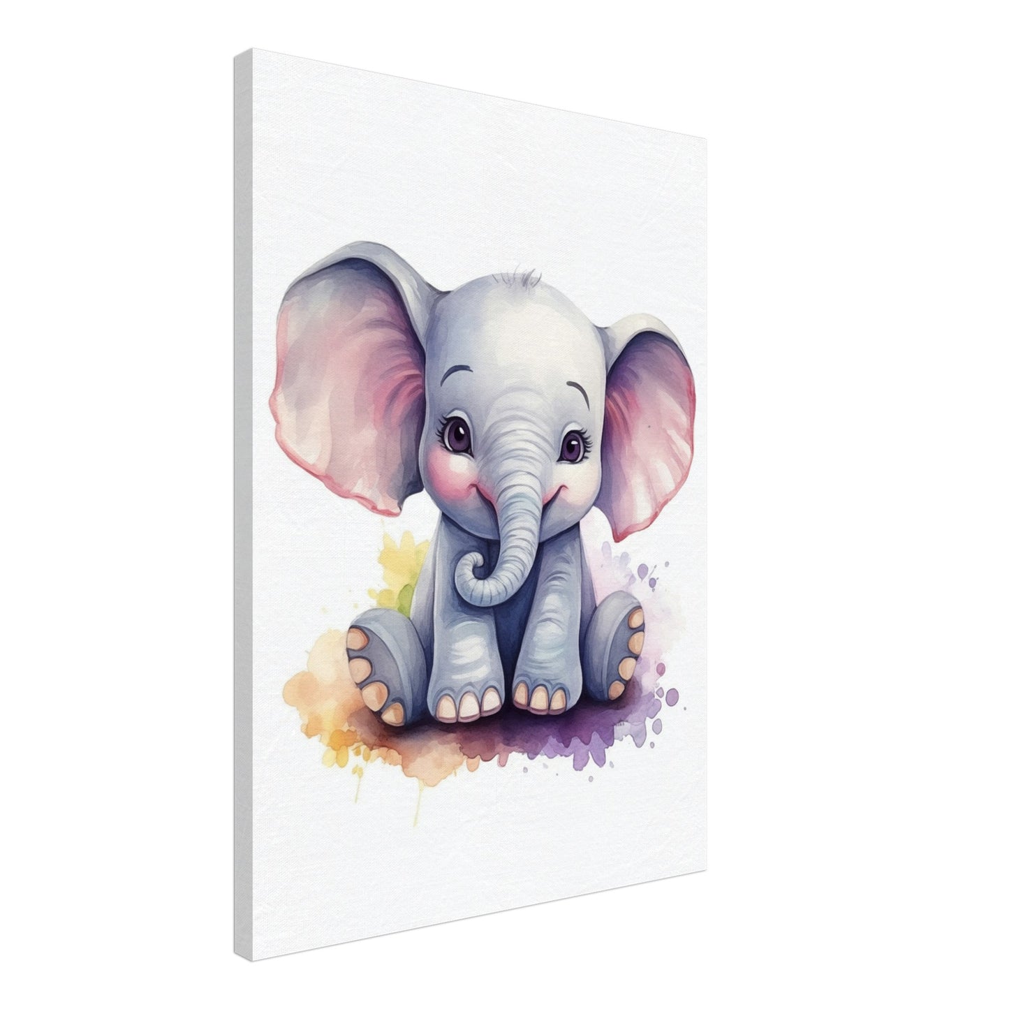Elefant "Ellie" Leinwand 50x70 cm - Pixara