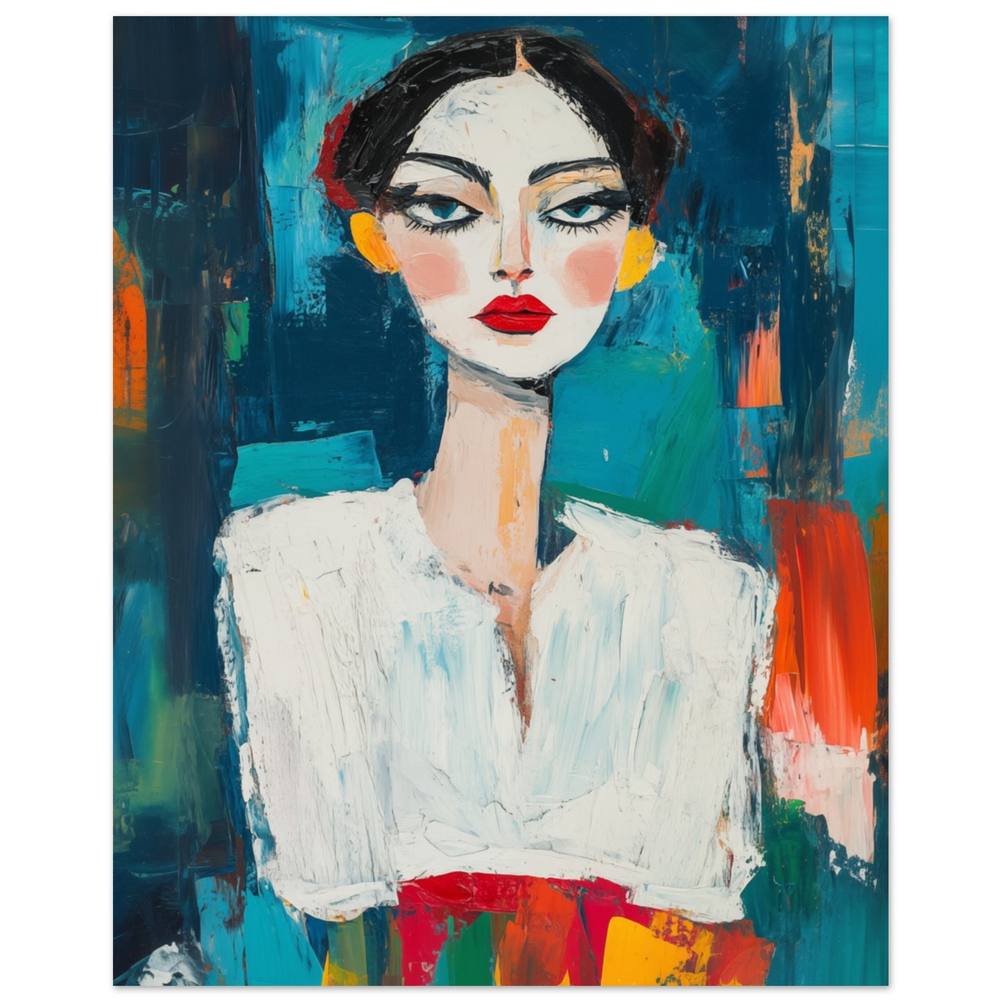 Ausdrucksstarke Eleganz Poster 40x50 cm - Pixara
