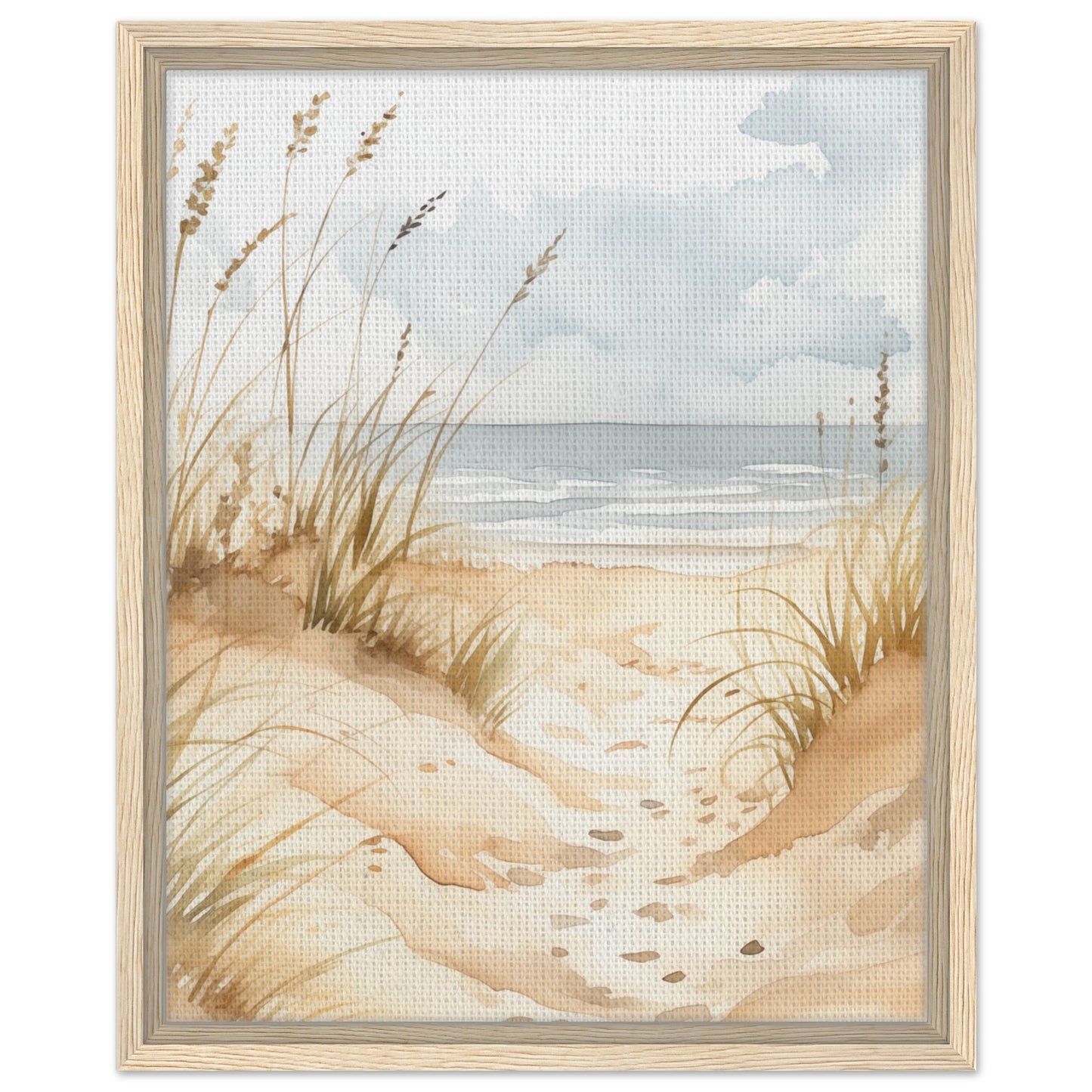 Dünentraum | Gerahmte Leinwand Holzrahmen 40x50 cm - Pixara