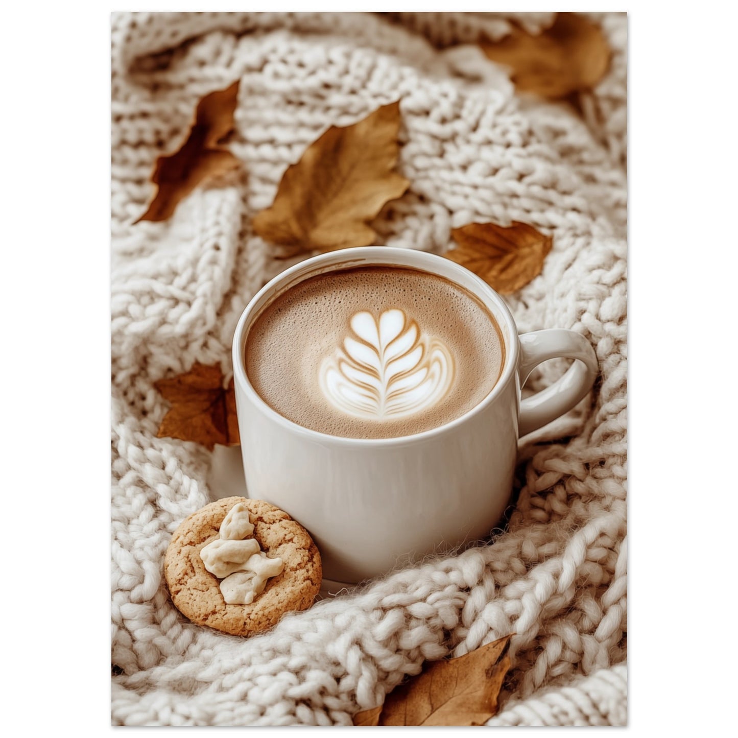 Cozy Autumn Coffee Moment 13x18 cm - Pixara