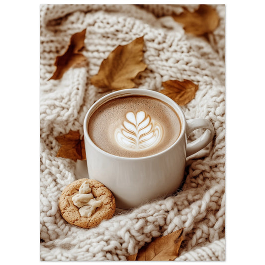 Cozy Autumn Coffee Moment 13x18 cm - Pixara
