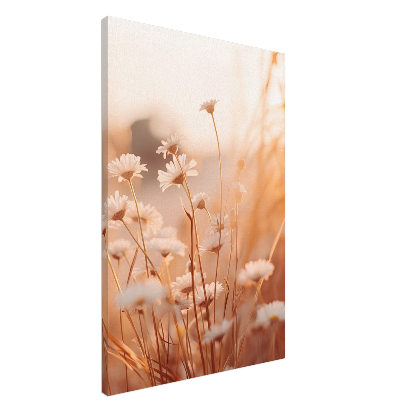 Morgendämmerung im Feld Leinwand 60x90 cm - Pixara