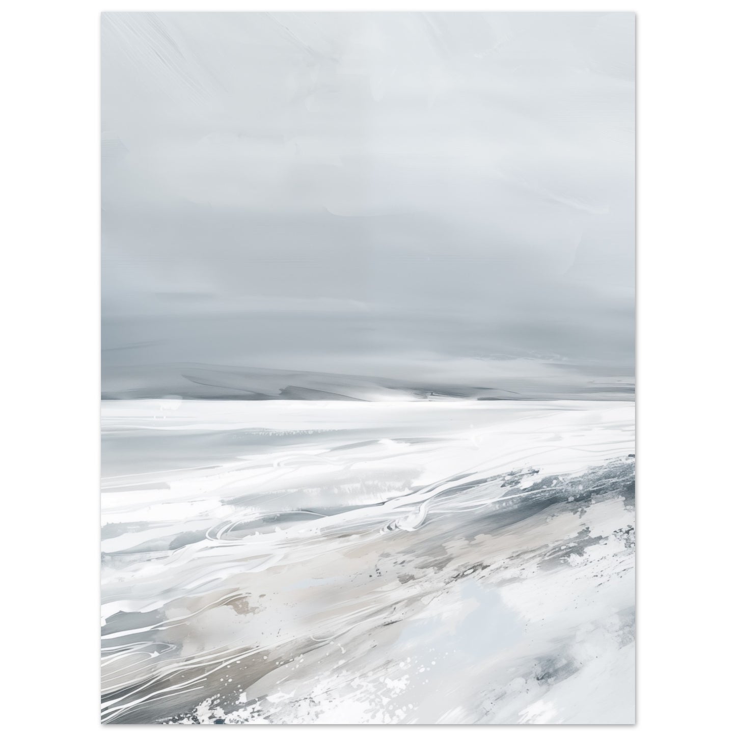 Winterstille Poster 30x40 cm - Pixara