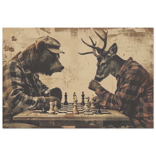 Das Strategische Duell 60x90 cm - Pixara