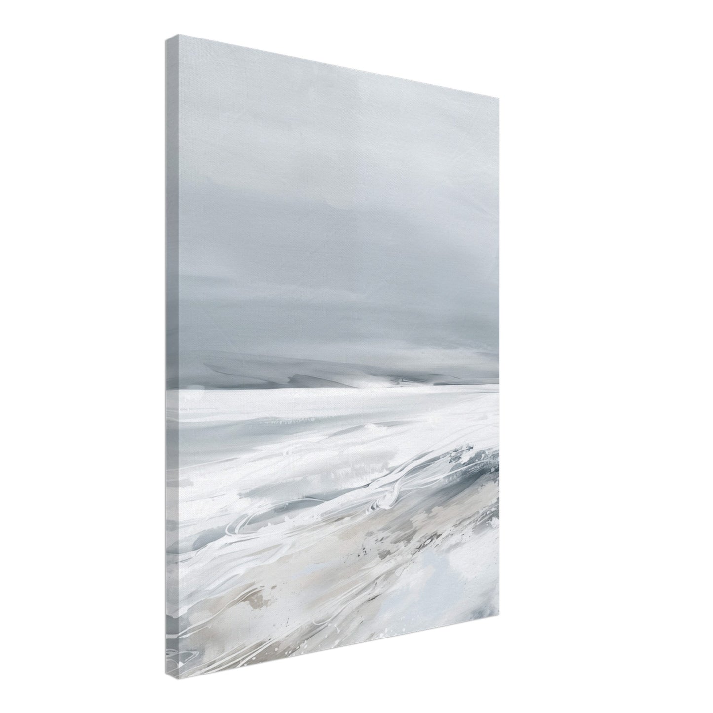 Winterstille Leinwand 50x70 cm - Pixara