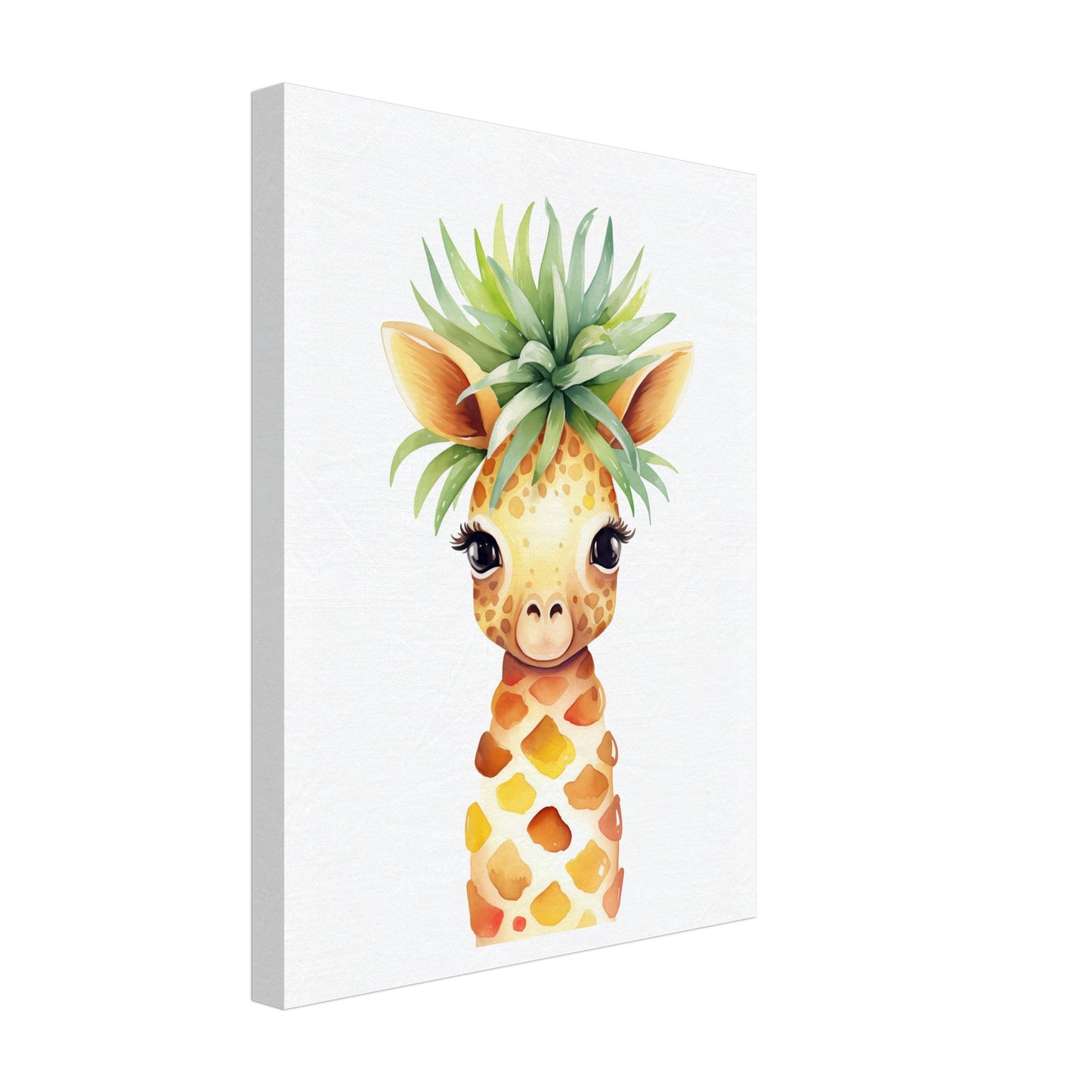 Gigi die Giraffenananas Leinwand 30x40 cm - Pixara