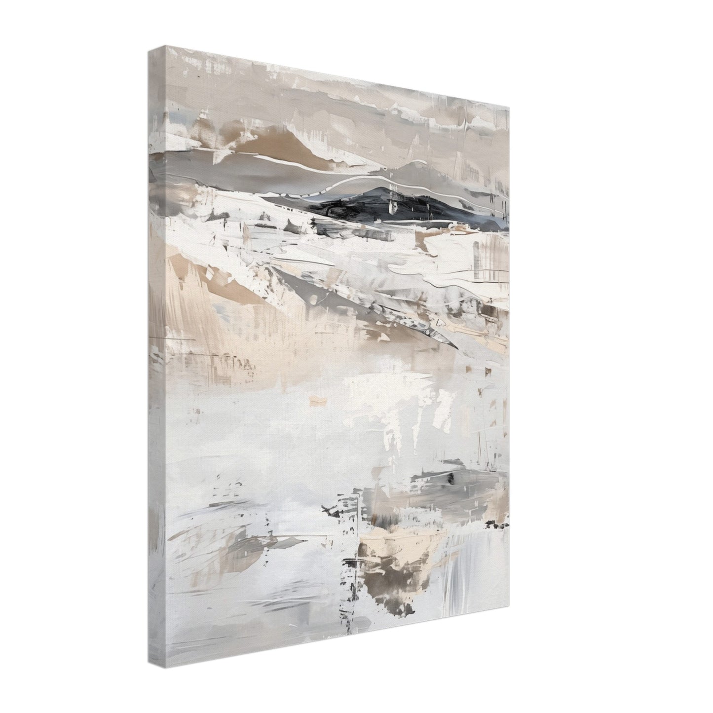 Winterhorizont Leinwand 40x50 cm - Pixara