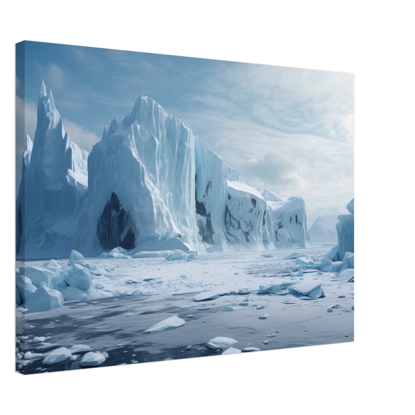 Stille Polarität Leinwand 50x70 cm - Pixara