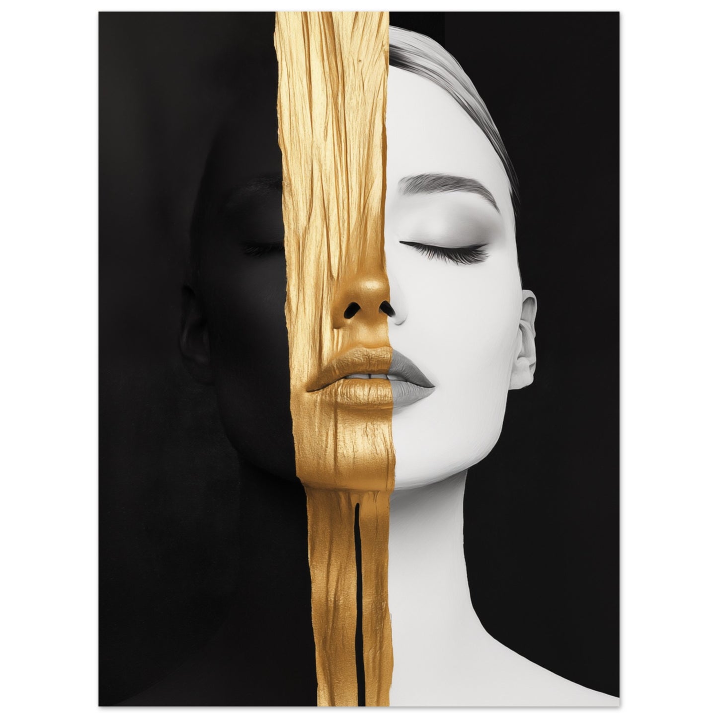 Goldene Dualität Poster 30x40 cm - Pixara