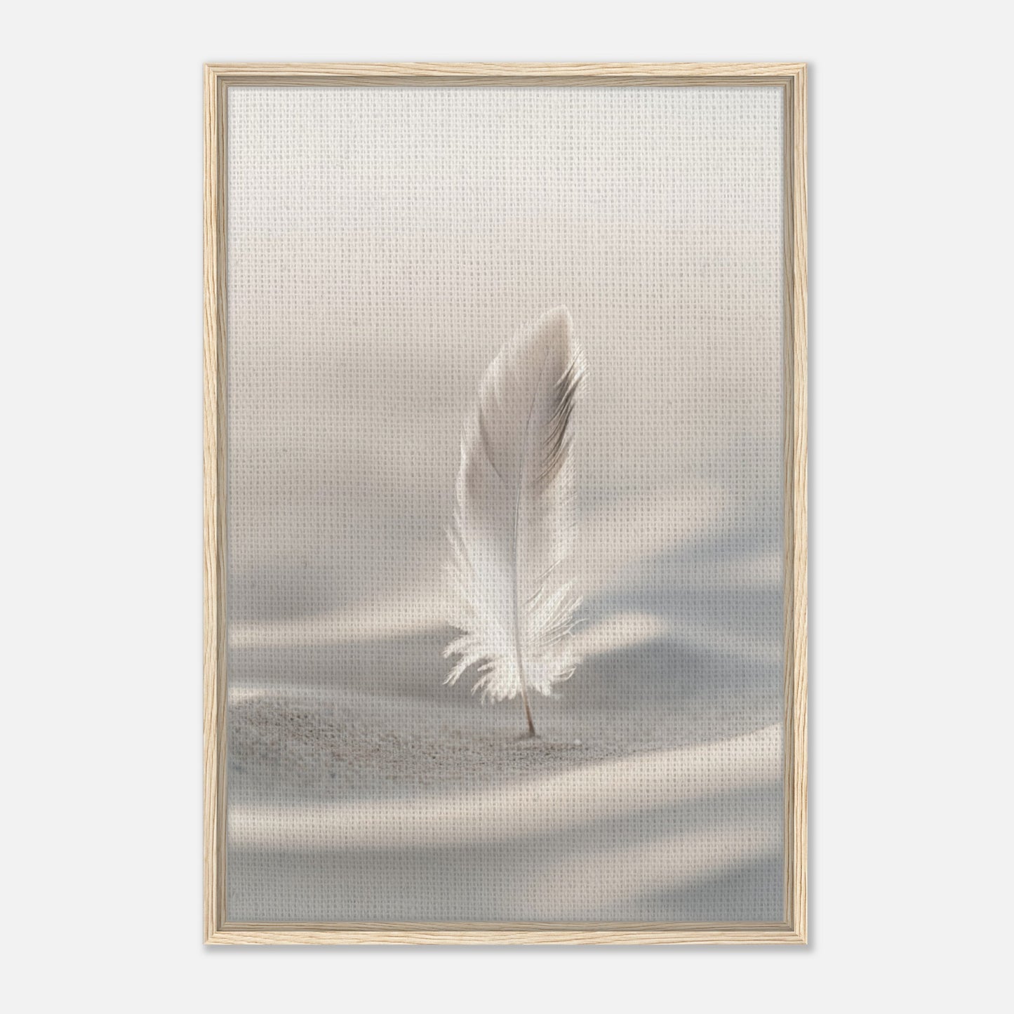 Sanfte Pause | Gerahmte Leinwand - Pixara