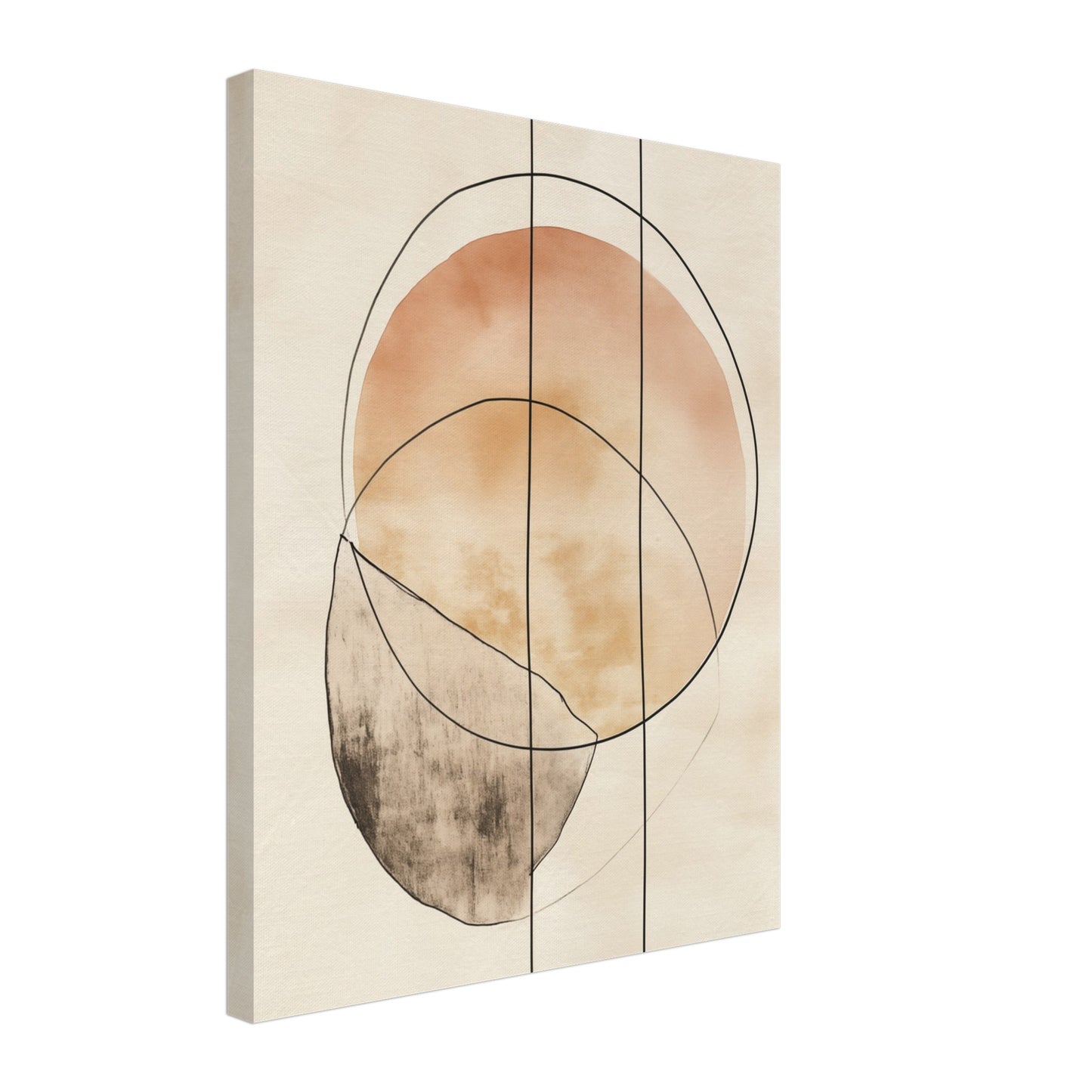 Harmonie der Linien Leinwand 40x50 cm - Pixara