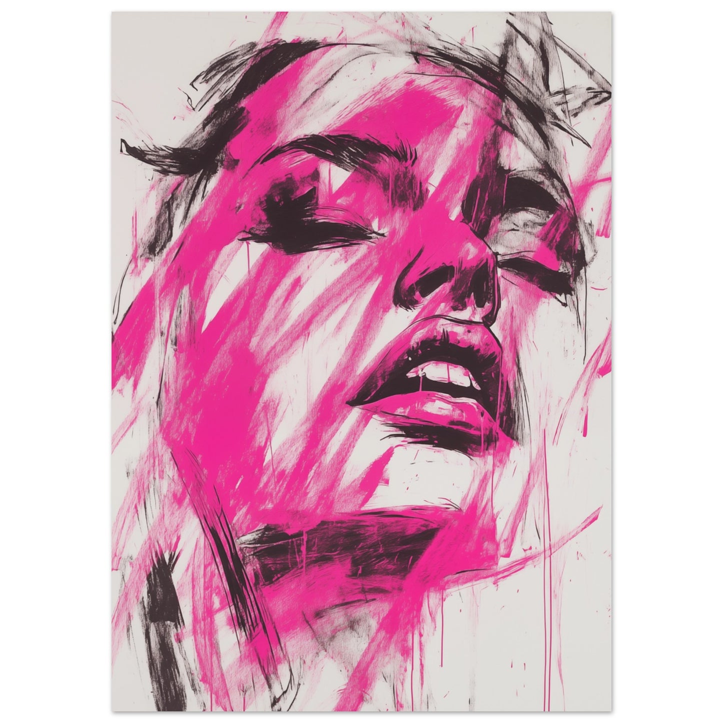 Fuchsia-Explosion Poster 50x70 cm - Pixara