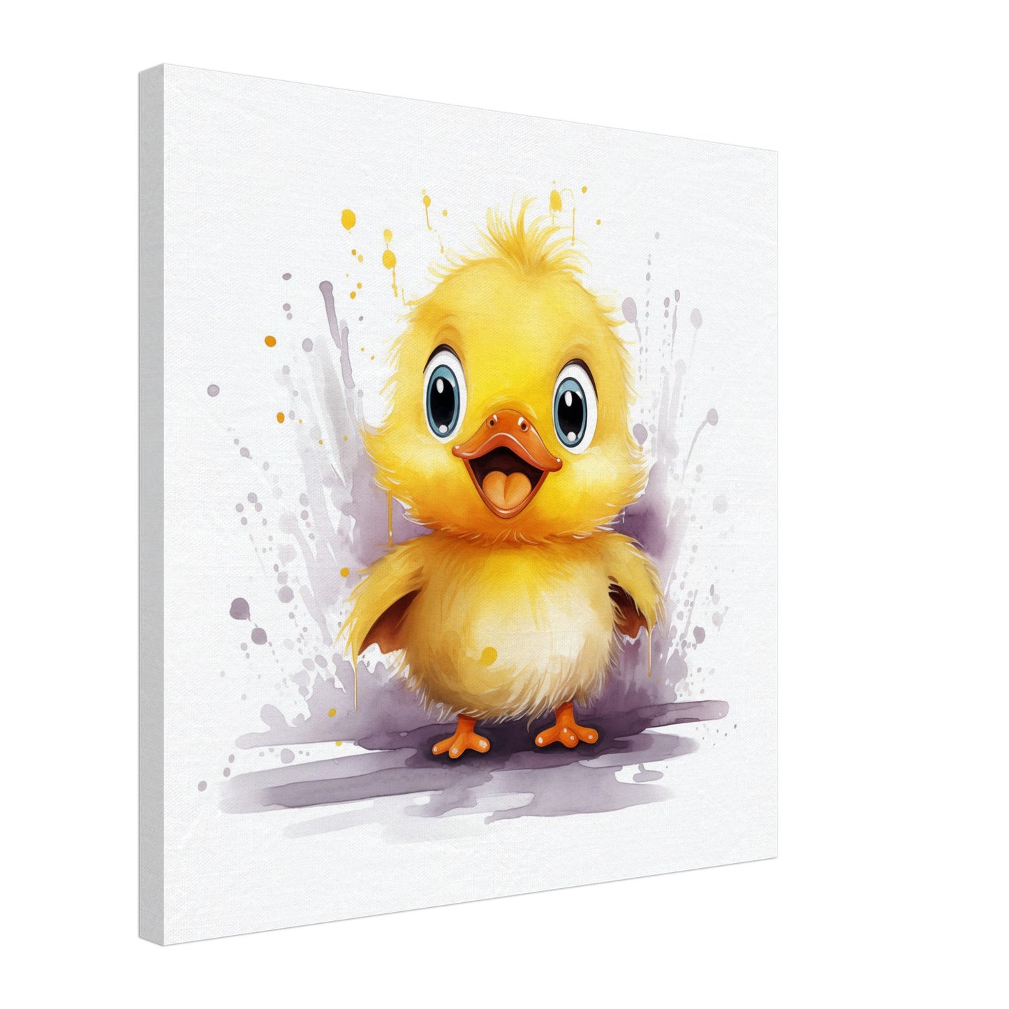Entchen "Dolly" Leinwand 50x50 cm - Pixara