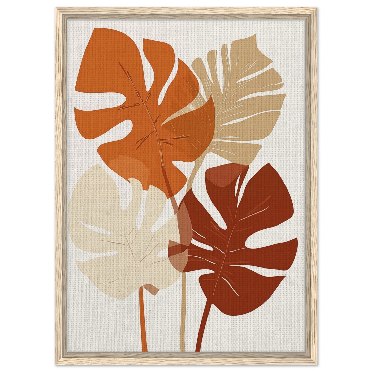 Autumn Harmony | Gerahmte Leinwand Holzrahmen 50x70 cm - Pixara