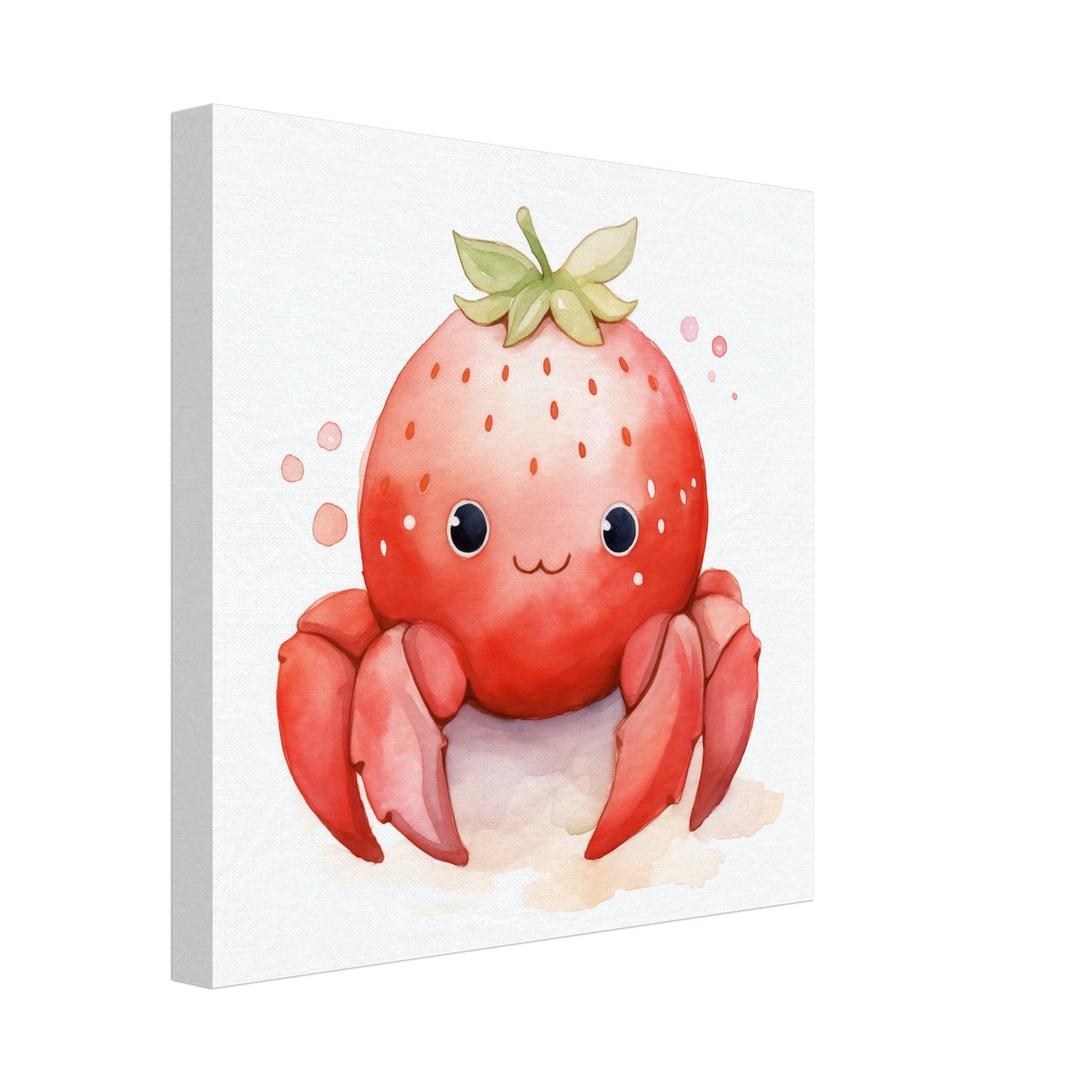 Craby Berry Leinwand 30x30 cm - Pixara