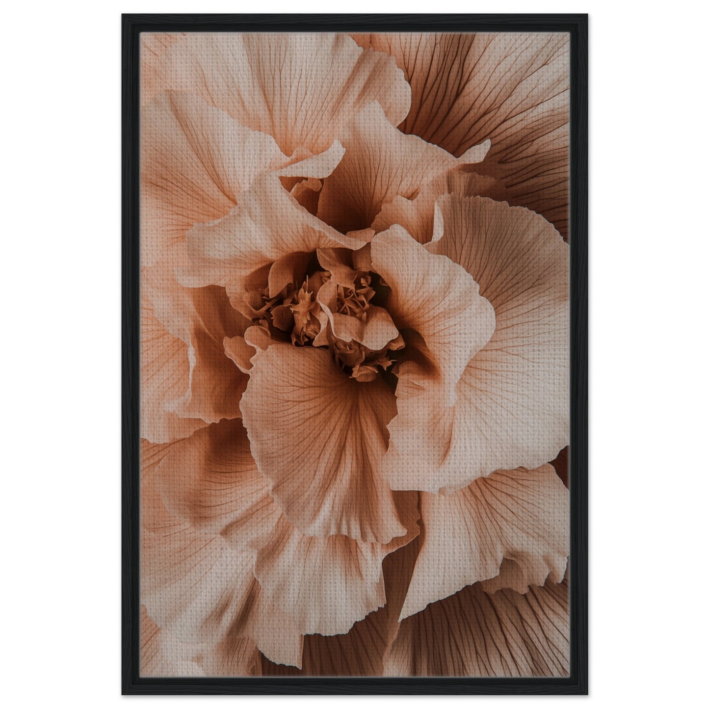 Blütenzauber | Gerahmte Leinwand Schwarzer Rahmen 60x90 cm - Pixara