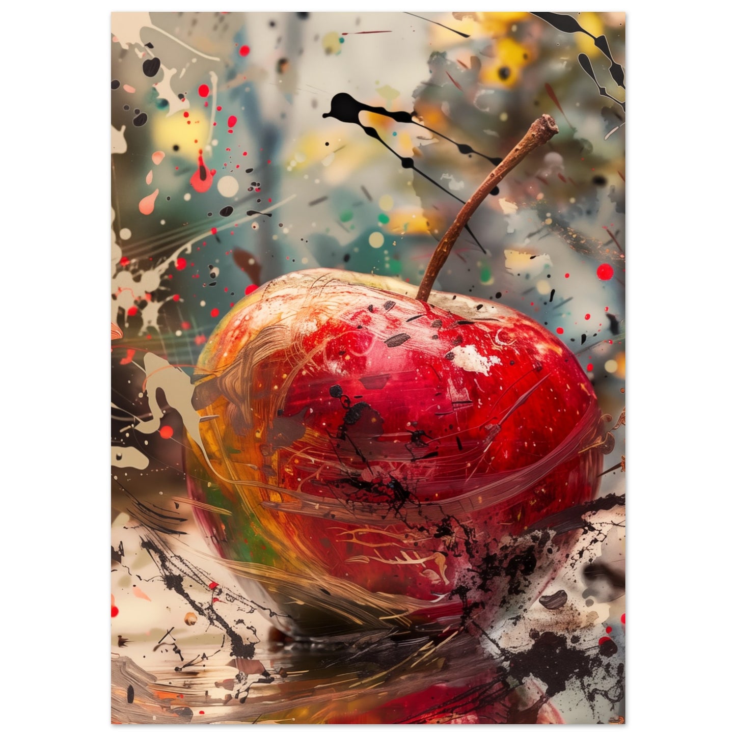 Splattered Apple 13x18 cm - Pixara