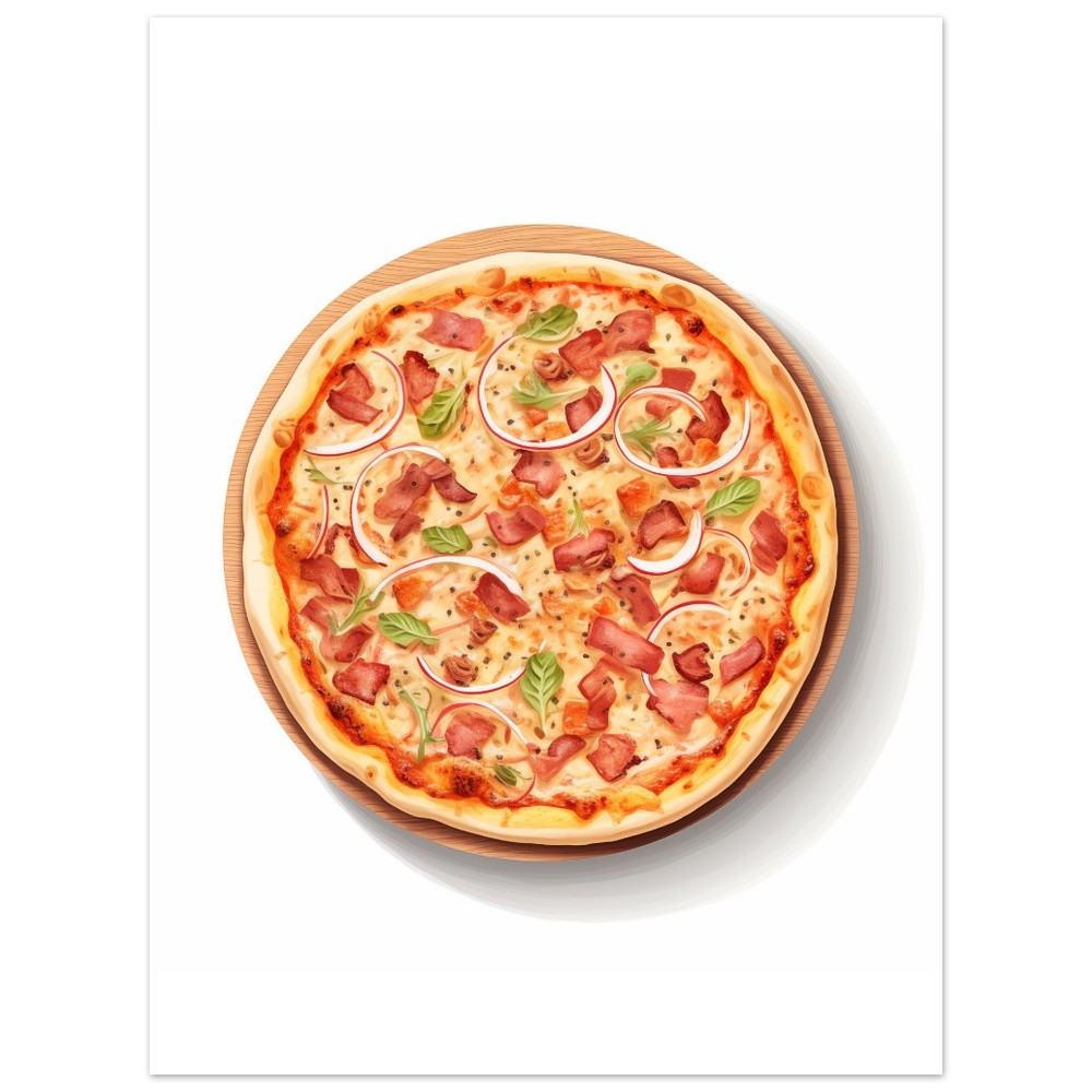 Klassische Pizza Poster 30x40 cm - Pixara