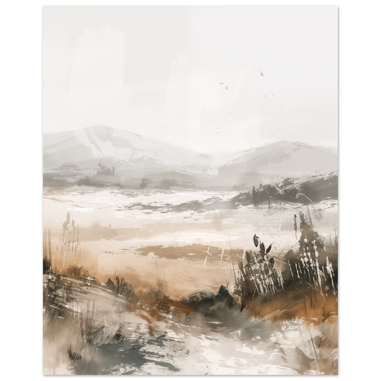 Misty Pines Poster 20x25 cm - Pixara