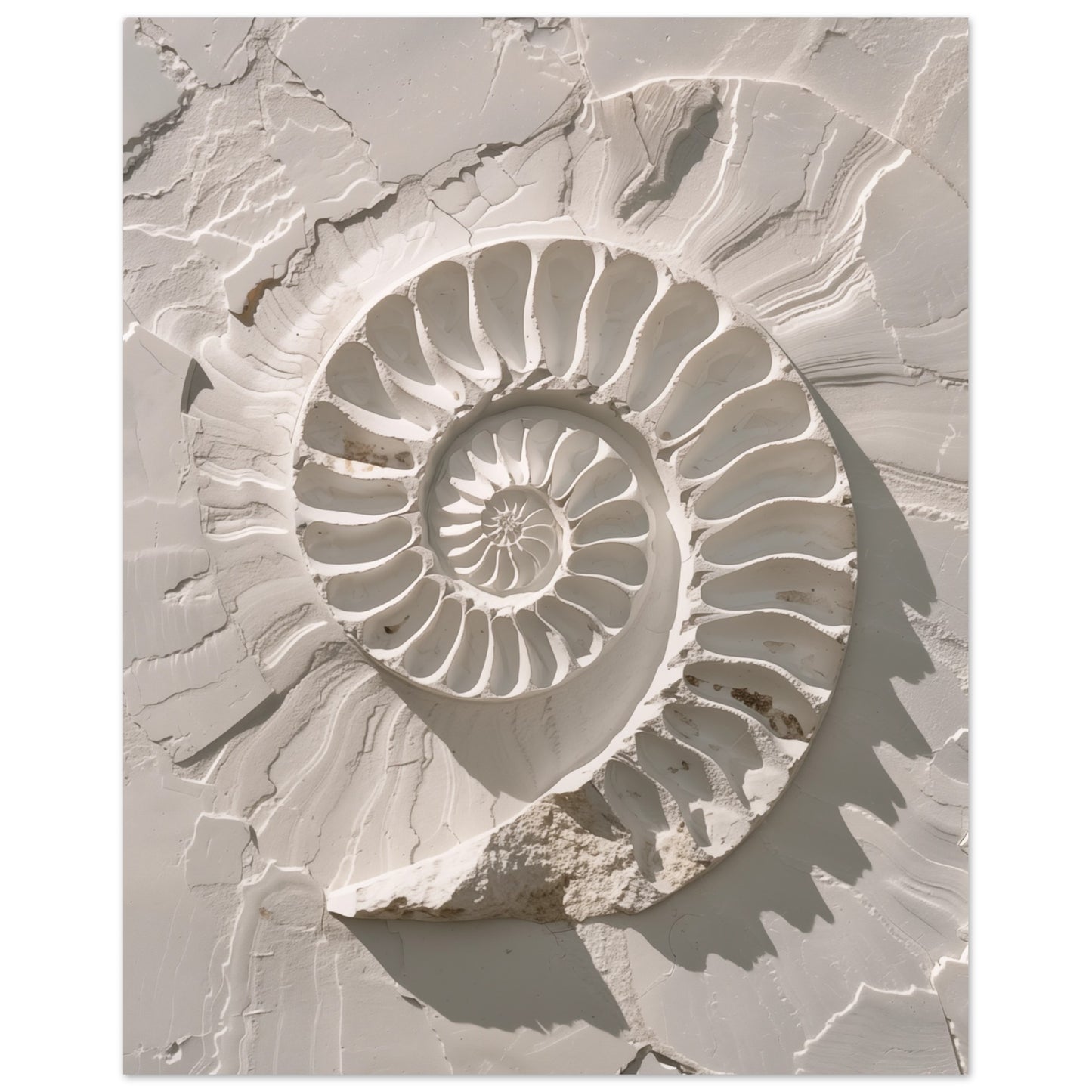 Fossile Spirale 20x25 cm - Pixara