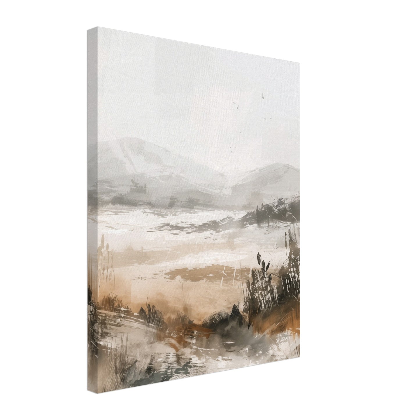 Misty Pines Leinwand 40x50 cm - Pixara