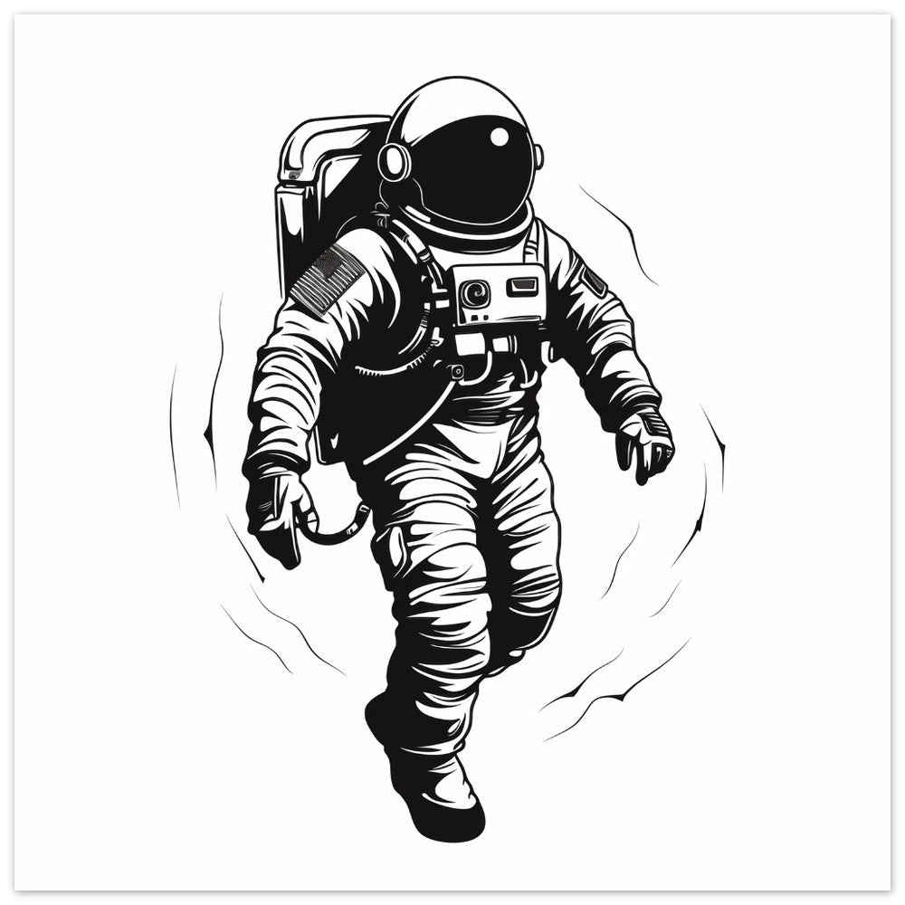 Schwerelos Poster 50x50 cm - Pixara