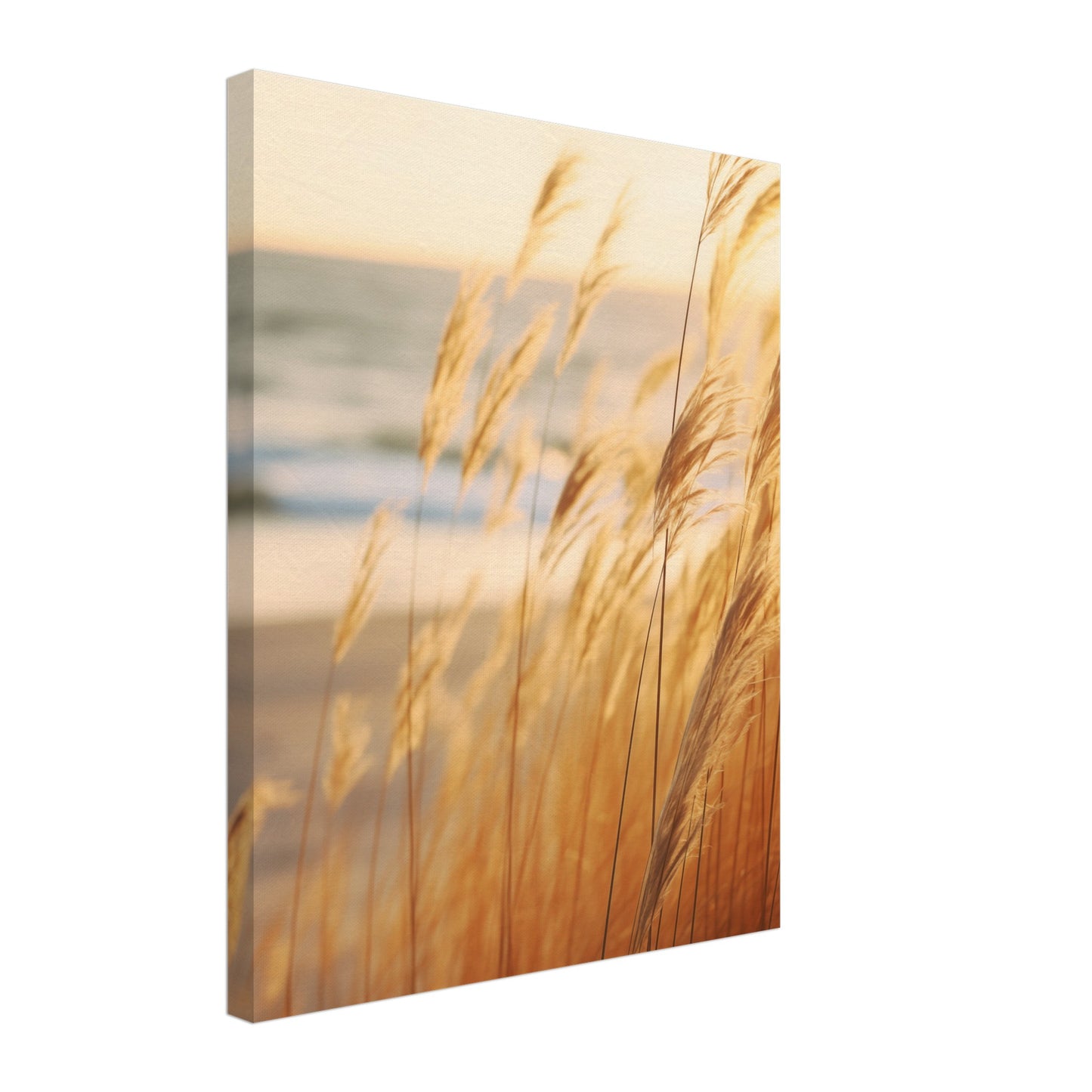 Goldene Wispern Leinwand 40x50 cm - Pixara