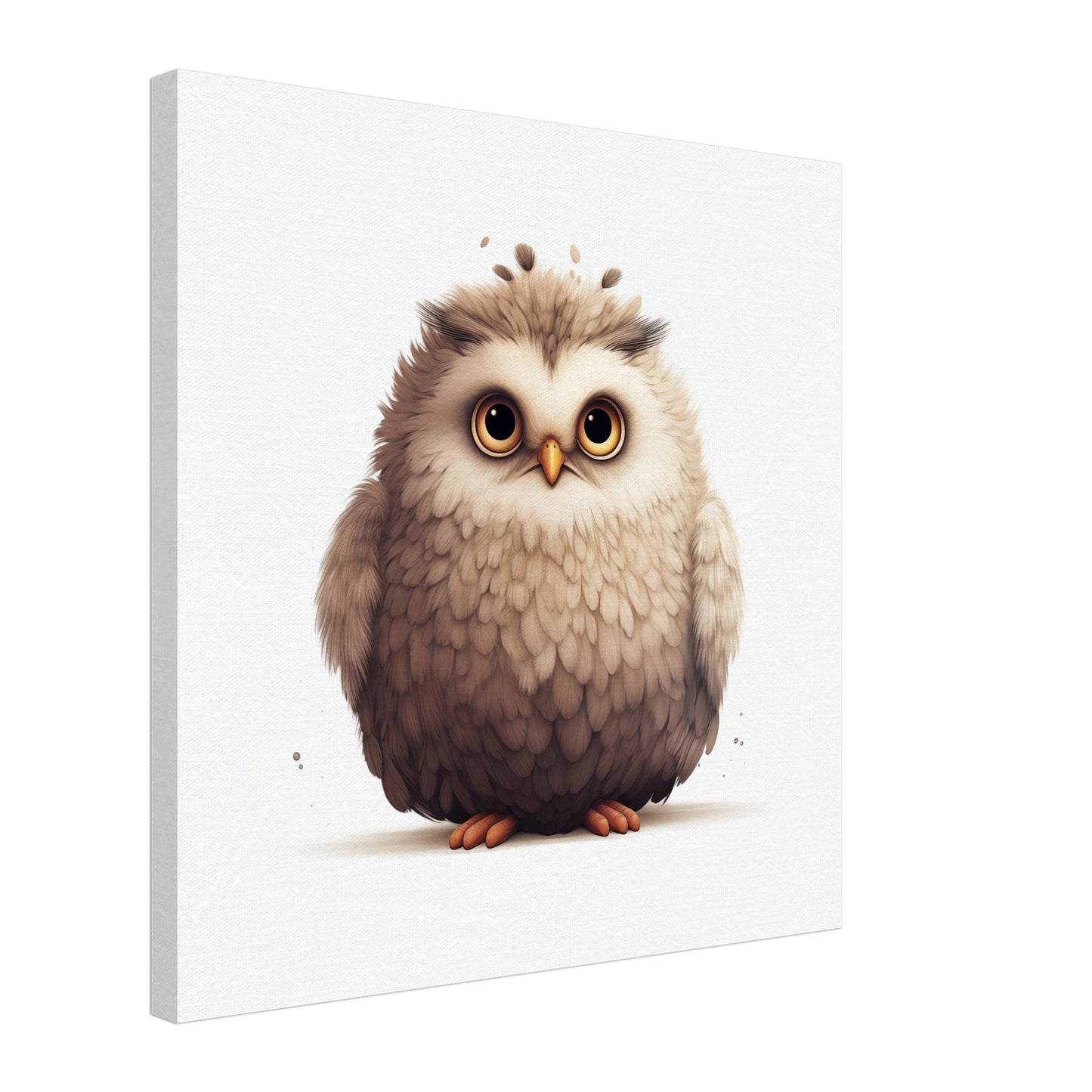 Eule "Oliver" Leinwand 50x50 cm - Pixara