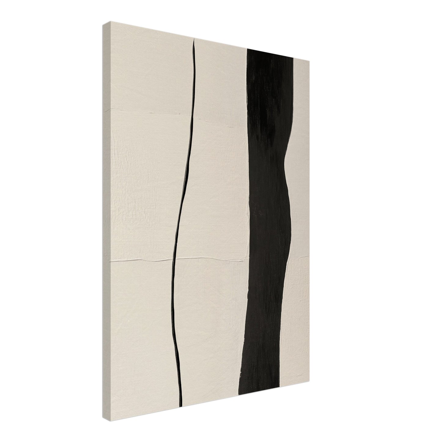 Kontrast der Linien 50x70 cm Leinwand - Pixara