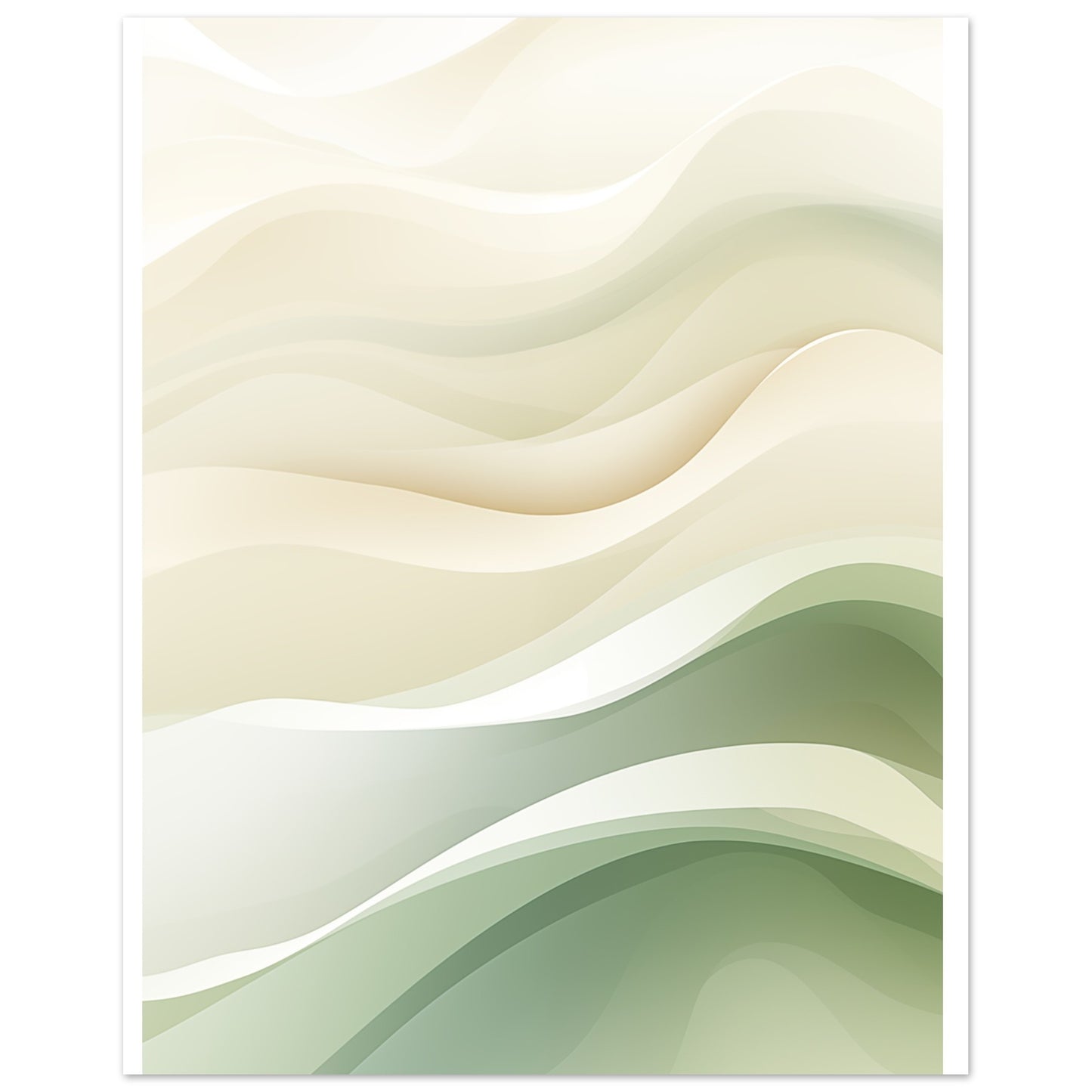 Wüstendünen bei Sonnenaufgang Poster 40x50 cm - Pixara